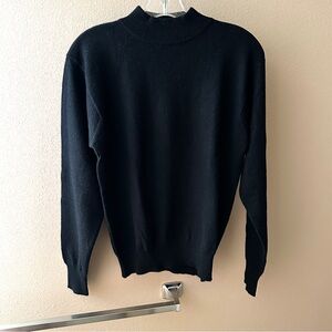 Classic Black Turtleneck Sweater